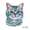 Adesivos de Tatuagem Infantis Animais Pequenos Pet Desenho Animado Meninos e Meninas Fofos à Prova d'Água Temporários para Rosto Estoque Pronto Transfronteiriço