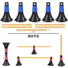 Equipo de Entrenamiento de Baloncesto, Tubos en Forma de Cono, Postes Marcadores, Obstáculos de Cono de Helado, Equipo Auxiliar para Control de Balón de Fútbol