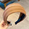 Diadema de ala ancha para otoño e invierno para mujer, adecuada para el uso diario, lavado de cara y para evitar que el cabello se resbale de la cabeza, haciendo que el rostro parezca más pequeño, accesorio para el cabello