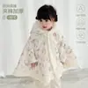 Capa Corta-Vento para Bebê para Sair no Outono e Inverno, Capa Quilted Infantil para Exterior, Capa Corta-Vento Quente e Aconchegante para Bebê para o Inverno