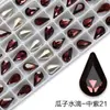 Rhinestone de Vidrio de Alta Calidad YEM-AA 8*13 Girasol Gota de Agua Punta Inferior Rhinestone para Uñas Rhinestone diy Ropa Zapatos Bolsos Accesorios