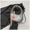Bolso Retro de Textura de Alta Gama Transfronterizo Bolso de Hombro Único Cruzado Nicho Nuevo 2025 Bolso Dumpling para Viajes