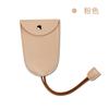 Bolsa de almacenamiento de llaves extraíble para coche, mini bolsa de almacenamiento de llaves portátil, bolsa de llaves de cuero PU