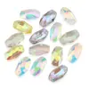Nuevo Producto en Stock 12x20 Meteorito Agujero Único Cristal de Vidrio Colgante Accesorios para Joyería Hecha a Mano DIY Cuentas Sueltas Venta al por Mayor