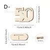 Adornos Digitales para Billetera de Cumpleaños Nuevos Transfronterizos Madera 2D Estilo Simple Decoración de Escritorio Manualidades Adornos