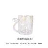 Taza de Vidrio en Relieve Femenina con Diseño de Gato Lindo, Taza de Café para Pareja de Estilo Japonés, Taza Creativa para el Hogar de Dibujos Animados de Doble Capa Aislada