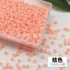 Novo 4mm creme imitação de jade gelo vidro contas de arroz contas soltas diy pulseira feita à mão material de contas trançadas