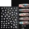 Belleza Completa Transfronteriza Nuevas Pegatinas para Uñas Mini Estrella Dulce Láser Estrella de Cinco Puntas Pegatinas para Uñas