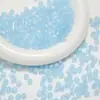 Cuentas Sueltas de Resina con Purpurina Fina Estilo Crema Ojo de Gato Imitación para Pulsera, Collar, Accesorios de Joyería Hechos a Mano DIY