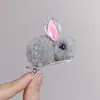 Vendiendo Pinza para el Cabello de Conejito de Peluche Linda Pinza para el Cabello para Niños de Jardín de Infancia Pinza Superior Femenina Regalo para Evento de Clase Tocado