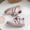Zapatos de entrenamiento alemanes Beier con doble cordón para mujer, zapatos de lona de nicho, cálidos zapatos blancos simples para invierno BE-6809
