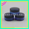 Caja redonda de fondo azul de 10 g caja de crema botella de muestra de mascarilla botella de boca ancha 10 ml caja de polvo caja de maquillaje botella de ungüento botella de crema