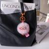 Chaveiro de Pelo de Coelho Sintético Pingente de Pele Pelúcia Fofo Pequeno Comunidade Dinossauro Sino Pingente de Bolsa Acessórios para Celular Wen Chuang