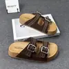 Sandalias Casuales para Mujer Estilo Birkenstock Retro 2026 Nuevo Modelo de Corcho con Suela Gruesa de Doble Tira para Exteriores