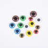 Acessórios para Brinquedos Olhos de Fundo Plano Olhos de Cristal Pasta Transparente Colorida Acessórios para Olhos Planos Acessórios Olho Preto Urso de Pelúcia