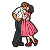 Nueva Serie de Bodas Día de San Valentín Accesorios Planos de PVC Broches, Bolsas, Accesorios para Joyería DIY, Parches de Goma Suave de Dibujos Animados