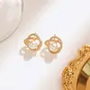 Conjunto de collar, anillo y pendientes de camelia con perla e incrustaciones de circonita de estilo coreano, lujo ligero, cadena para la clavícula versátil y elegante