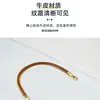 Accesorios para bolsos Hengjiang correa cruzada de un solo hombro cuerda de cuero de vaca redonda de 8 mm hebilla de metal correa de bolso correa de muñeca