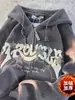 Sudaderas con Capucha Lindas Estilo Graffiti Otoño e Invierno 2025 para Hombres y Mujeres Marca de Moda Americana Chaquetas Casuales de Moda Sueltas y Versátiles