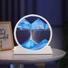 Lujo Ligero Pintura de Arena Movediza 3D Adornos Reloj de Arena Descompresión Decoraciones de Escritorio Adornos Regalos para Hombres y Mujeres Decoraciones Avanzadas