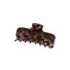 Pinza de garra rectangular grande estilo coreano con estampado de leopardo para mujer, nuevo modelo 2026, sensación de alta gama, adecuada para cabello grueso, accesorio para el cabello tipo pinza de tiburón