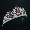 Corona de Novia Diadema de Boda Pedrería Accesorios de Boda Fotografía Vestido de Boda Tocado Exquisita Corona Diadema Corona de Cumpleaños