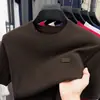 Camiseta Térmica de Moda para Hombres de Mediana Edad, Nuevo Modelo 2026, Suéter Casual de Moda con Cuello Redondo, Venta al por Mayor y Dropshipping