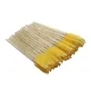 50 unid./pacote fábrica descartável haste de cristal escova de cílios pente de cílios de nylon curvador de cílios pincel de sobrancelha pincel de maquiagem