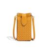 Cross-Border moda handmade saco tecido de cor sólida bolsa de cartão pequeno bolsa de telefone móvel moda all-match ombro crossbody mini bolsa feminina