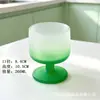Copo de Água de Vidro Jingyu Copo de Chá Celebridade da Internet Alto Verão Sobremesa Refrigerante Bolha Fruta Copo para Bebida Fria Bebida de Suco