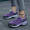 Zapatos Deportivos para Correr con Amortiguación de Aire Otoño 2025 Nuevos para Mujer, Aumentadores de Altura, Suela Suave, Amortiguadores, Deportivos Versátiles, Suela Gruesa, Zapatos Casuales para Mujer, Transfronterizos