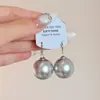 Brincos Grandes de Pérola para Mulheres, Alto Padrão, Luxo Acessível, Adequados para Brincos de Verão 2025 Novos Brincos, Acessórios de Brincos Brancos