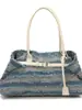 Bolso de Hombro para Mujer Estilo Coreano Moda Rayas Bloques de Color Forma de Corazón Bolso de Mano Elegante Bolso Tote para Viajar al Trabajo y Compras Bolso de Axila