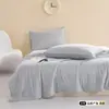 Edredón de verano de seda fresca de clase A con núcleo de helado, lavable a máquina, doble edredón de verano con aire acondicionado, edredón para dormitorio, edredón antiácaros de color sólido