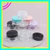 Caja Cuadrada Negra 10ml Caja de Polvo Botella de Pegamento para Esmalte de Uñas Sub-botella para Crema 10g Botella para Crema de Manos Botella para Polvo con Brillo Botella de Belleza