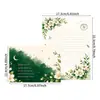 Conjunto de papel de carta e envelopes Qingzhiyue, ins espessado carta manuscrita desenho animado mensagem material decorativo papel de carta presente
