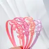 Diademas y cintas para el pelo infantiles más vendidas transfronterizas, accesorios para el pelo infantiles coreanos de alta gama antideslizantes con dientes, lindos, para niñas