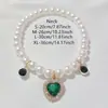 Colar Gargantilha Decorativo com Pedras Coloridas e Pérolas para Animais de Estimação, Cães e Gatos, Bonito e Fashion para Cães Bichon e Teddy