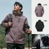 Chaqueta de Asalto Tres en Uno para Exteriores, Chaqueta Cálida, Nuevo Estilo Otoño e Invierno para Hombres y Mujeres, Ropa de Montañismo con Capucha, Cortavientos e Impermeable