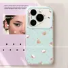 Adecuado para funda de teléfono Huawei Pura90 Pro Max y Huawei P80, oso con gorro de dormir lindo de dibujos animados verde menta