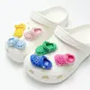 Diapositivas mini de colores de gran venta, llaveros de pantuflas lindas, accesorios para manualidades, decoraciones divertidas y versátiles para zapatos