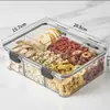 Caja de almacenamiento de té sellada de grado alimenticio, caja de embalaje compartimentada para hojas de té, recipiente de almacenamiento a prueba de humedad para hierbas medicinales chinas y granos