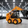 Empilhadeira Pequena a Diesel, Rodas, Carregadeira de Pneus, Controle Remoto, Multifuncional, Rodas, Esteiras, Trator de Esteiras, Carregamento