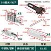 Polea Silenciosa de Acero Inoxidable Rueda de Alta Gama para Puerta Corredera de Cristal Puerta de Mueble Puerta de Cocina Puerta Corredera de Cristal para Ducha