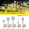 Luces de Bola de Alambre de Cobre Solares Luces para Césped al Aire Libre Luces de Caña Luces de Paisaje Luminosas Luces Decorativas para Patio y Jardín Ninguno