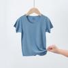 Camisetas Infantiles para Niños y Niñas Modal Manga Corta Categoría a Camisetas Verano 2025 Delgada Mascarilla Facial t Camisa de Aire Acondicionado Capa Base Tendencia