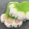 Garras de Animal de Fursuit Felpa Terminada Piel Terminada Disfraz de Animal Colorido Garras