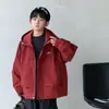 Chaqueta de otoño para niño 2026 nuevo estilo ropa infantil primavera y otoño cortavientos elegante con capucha para niños mayores