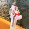 Pingente Chaveiro Criativo Miu-style para Bolsa, Pingente Personalizado de Nicho, Fita de Corda Trançada, Acessório para Mochila, Pequeno Presente