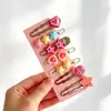 Pinza Metálica para el Cabello para Flequillo, Pasador de Flequillo de Verano, Pinza de Pato Linda para Niña, Accesorio para el Cabello para Niños